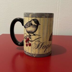 Carson Home Accents Hope Bird Mug with Jer 17:7 Scripture on the back